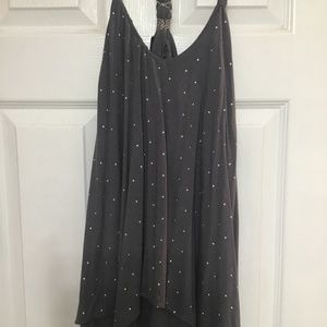 Sky charcoal top